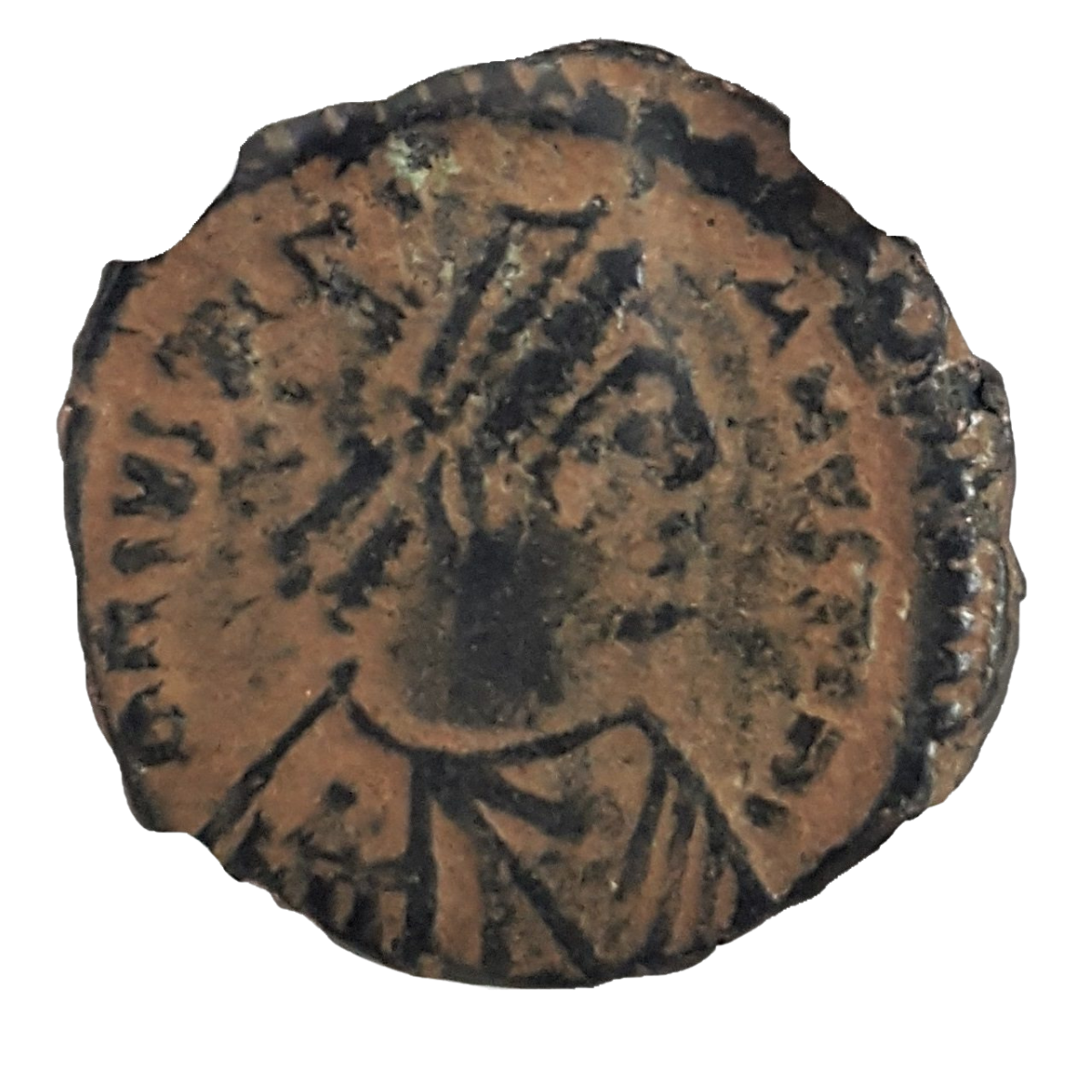 Byzantine coin of Justinian the Great